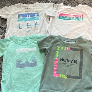 Hurley 24 months bundle of 4 t-shirts